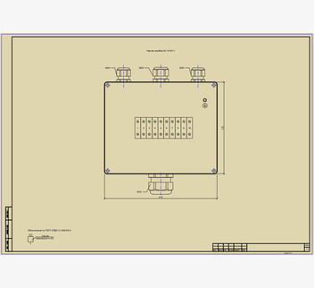Чертеж коробок КС