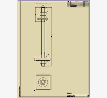 Чертежи болтов исполнение 1 по ГОСТ 24379.1-2012
