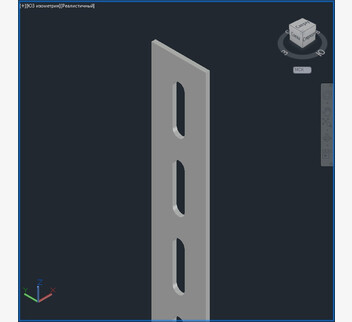 3D модели полос перфорированных типа К